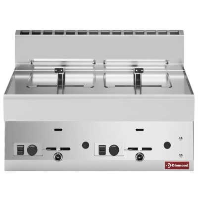 Friteuse gaz 2 cuves 8 litres -Top- série 65